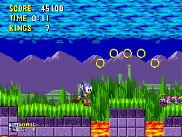Sonic 1 CD Remake Screenthot 2